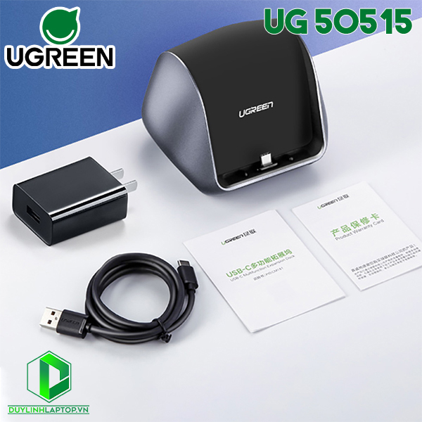 Dock USB Type C to HDMI, USB 3.0 hỗ trợ nguồn USB C Ugreen 50515