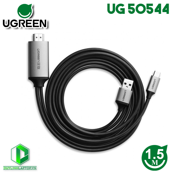 Cáp chuyển USB Type C to HDMI dài 1,5m hỗ trợ 4K2K@60Hz Ugreen 50544