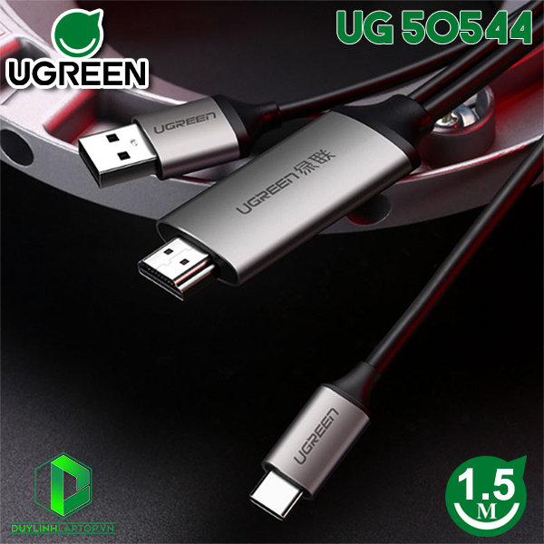 Cáp chuyển USB Type C to HDMI dài 1,5m hỗ trợ 4K2K@60Hz Ugreen 50544