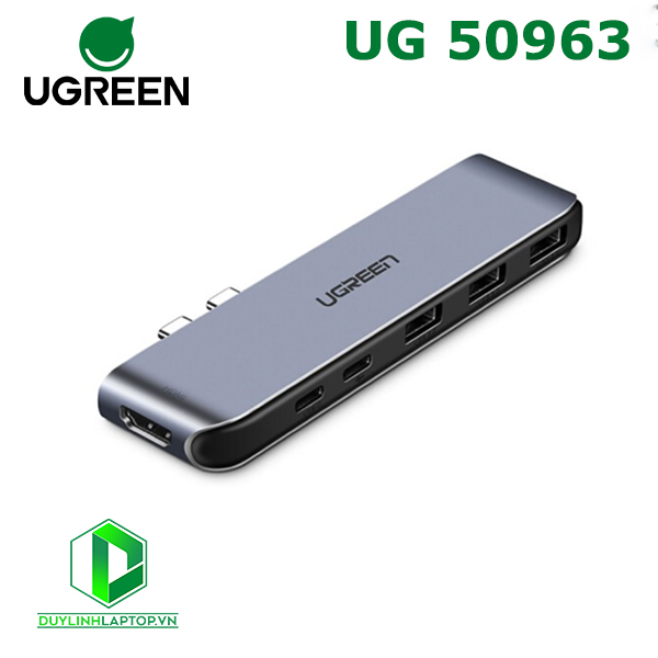 Cáp chuyển đa năng USB Type C to HDMI, USB 3.0, hỗ trợ sạc PD Ugreen 50963