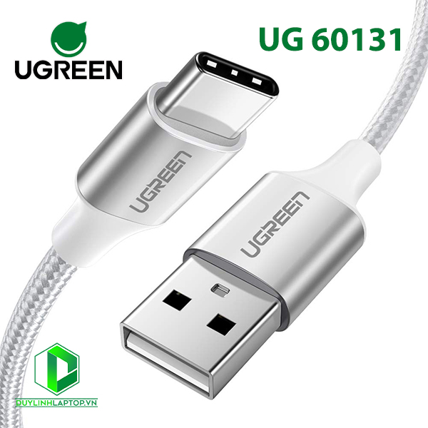 Cáp USB Type C to USB 2.0 dài 1m bện nylon Ugreen 60131