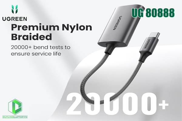 Đầu đọc thẻ SD/TF chuẩn USB Type C Ugreen 80888