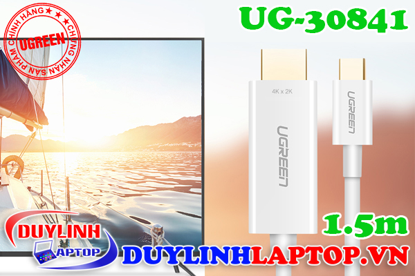 Cáp USB Type C to HDMI dài 1.5m Ugreen 30841