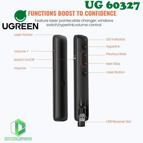 Bút trình chiếu Laser Ugreen 60327 - 3