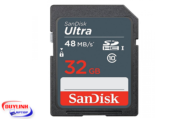 Thẻ nhớ SanDisk SD Ultra 32GB Class 10