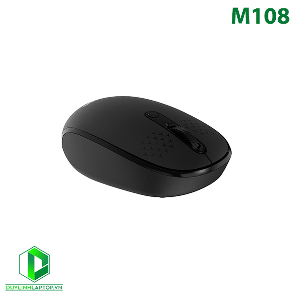 Chuột máy tính không dây Kenoo M108 (Wifi + Bluetooth) - Màu đen