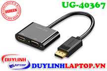 Adapter chuyển đổi Displayport to HDMI và VGA Ugreen 40367