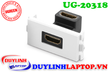 Adapter HDMI bẻ góc âm tường Ugreen 20318