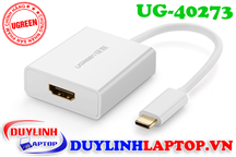 Adapter USB Type C to HDMI màu trắng Ugreen
