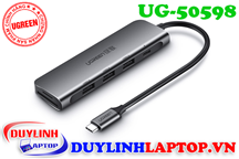 Adapter USB Type C to USB 3.0, USB C, SD, TF Ugreen 50598