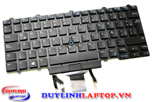 Bàn phím Dell E5450, E7250, E5470, E7350, E7450, 5250, 7470 ( có đèn - có chuột )