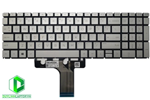Bàn phím Laptop HP Pavilion 15-EG 15-EH (Bạc, LED)