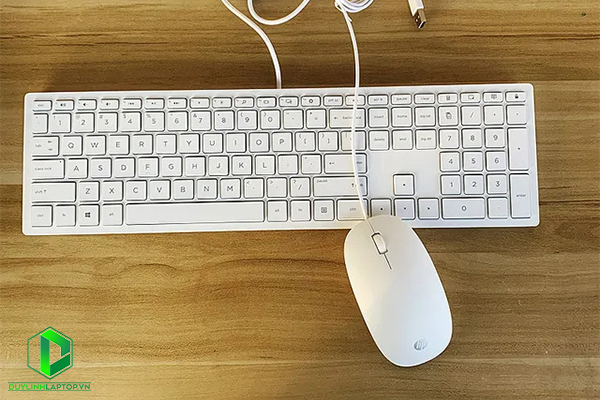 Bộ bàn phím + chuột có dây HP 310 (Màu trắng)