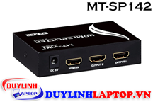 Bộ chia HDMI 1 ra 2 màn hình MT-Viki MT-SP142 Hỗ trợ 2K*4K