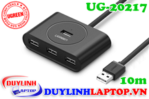 Bộ chia USB 2.0 ra 4 cổng dài 10m - Hub USB 2.0 Ugreen 20217