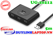 Bộ chia USB 2.0 ra 4 cổng dài 5m - Hub USB 2.0 Ugreen 20212