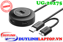 Bộ chia USB 2.0 ra 4 cổng + Micro USB OTG Ugreen 20275