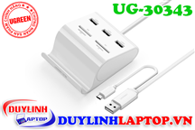 Bộ chia USB 3.0 ra 3 cổng + đọc thẻ nhớ + Micro USB OTG Ugreen 30343