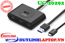 Bộ chia USB 3.0 ra 4 cổng + Micro USB OTG Ugreen 20292