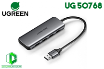 Bộ chia USB 3.0 ra 4 cổng vỏ nhôm Ugreen 50768