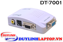 Bộ chuyển đổi VGA to AV + Svideo DTech DT-7001