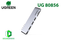 Bộ chuyển Dual USB Type C to HDMI+USB 3.0+ Card Reader + Type C Ugreen 80856