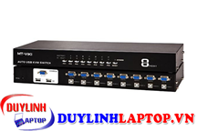 Bộ chuyển mạch KVM switch 8 ports USB chính hãng của MT-ViKI MT-2108UL