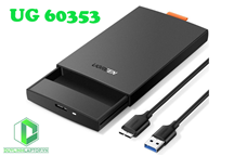 Box đựng ổ cứng máy tính HDD,SSD 2,5 inch Sata to USB 3.0 Ugreen 60353