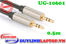 Cáp Audio 3.5mm (AUX) dài 0.5m Ugreen 10601 bọc lưới