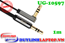 Cáp Audio 3,5mm dài 1M Ugreen 10597 bẻ góc 90 độ