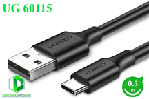 Cáp chuyển đổi USB 2.0 to USB Type C dài 0,5m Ugreen 60115