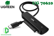 Cáp chuyển đổi USB Type C to SATA hỗ trợ đọc ổ cứng 2.5 inch Ugreen 70610