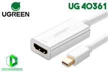 Cáp chuyển Mini Displayport to HDMI ( âm ) hỗ trợ 4k Ugreen 40361