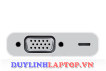 Cáp chuyển từ Iphone 5 - 6 ra VGA, Cáp chuyển VGA cho Ipad Mini, Ipad 4, Ipad A