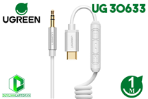 Cáp chuyển USB Type C ra 3.5mm dài 1m Ugreen 30633