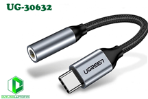 Cáp Chuyển USB Type-C ra Audio 3.5mm Cao Cấp UGREEN 30632 AV142 - Hàng chính hãng