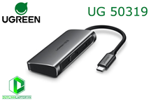 Cáp chuyển USB Type C to HDMI, VGA, USB 3.0 hỗ trợ sạc USB C Ugreen 50319