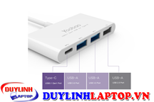 Cáp chuyển USB Type C to Hub USB 3.0/2.0 Yoobao YB-H1C3A/C 3.1 Gen 1