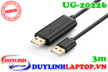 Cáp Data Link USB 2.0 dài 3m Ugreen 20226