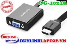 Cáp dẹt HDMI to VGA + Audio 3.5mm Ugreen 40248