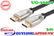 Cáp Displayport dài 3m bọc chống nhiễu Ugreen 30121