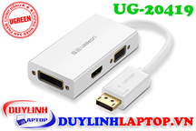Cáp Displayport to HDMI, VGA, DVI 24+1 Ugreen 20419