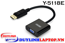 Cáp Displayport to VGA chính hãng Unitek Y-5118E