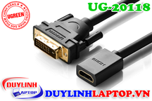Cáp DVI 24+1 to HDMI âm Ugreen 20118