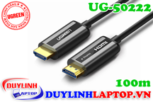 Cáp HDMI 2.0 sợi quang dài 100m Ugreen 50222