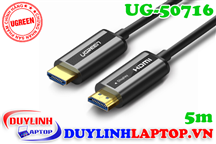 Cáp HDMI 2.0 sợi quang dài 5m Ugreen 50716