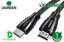 Cáp HDMI 2.1 dài 1M hỗ trợ độ phân giải 8K@60Hz Ugreen 80401