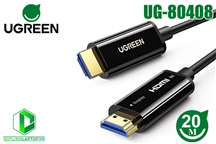 Cáp HDMI 2.1 sợi quang 20m hỗ trợ 8K 60Hz Ugreen 80408