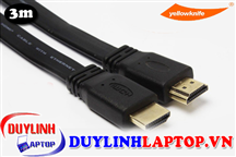 Cáp HDMI 3m YellowKnife chính hãng Loại mỏng