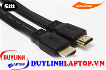 Cáp HDMI 5m YellowKnife dẹt mỏng